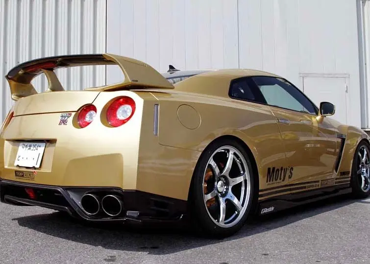 Top Secret Adjustable Rear Wing For Nissan Gt-R (R35) 2009-2022 1