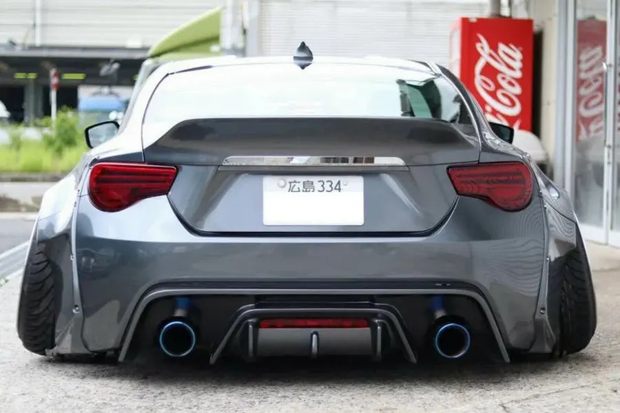 Rally Backer V2 Rear Diffuser For Brz Gt86 Frs 1