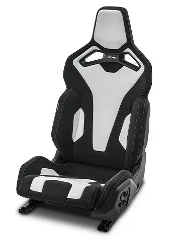 Recaro Sport C Recliner Leather White / Dinamica Black (5Dr W/ Heat Rh) 1