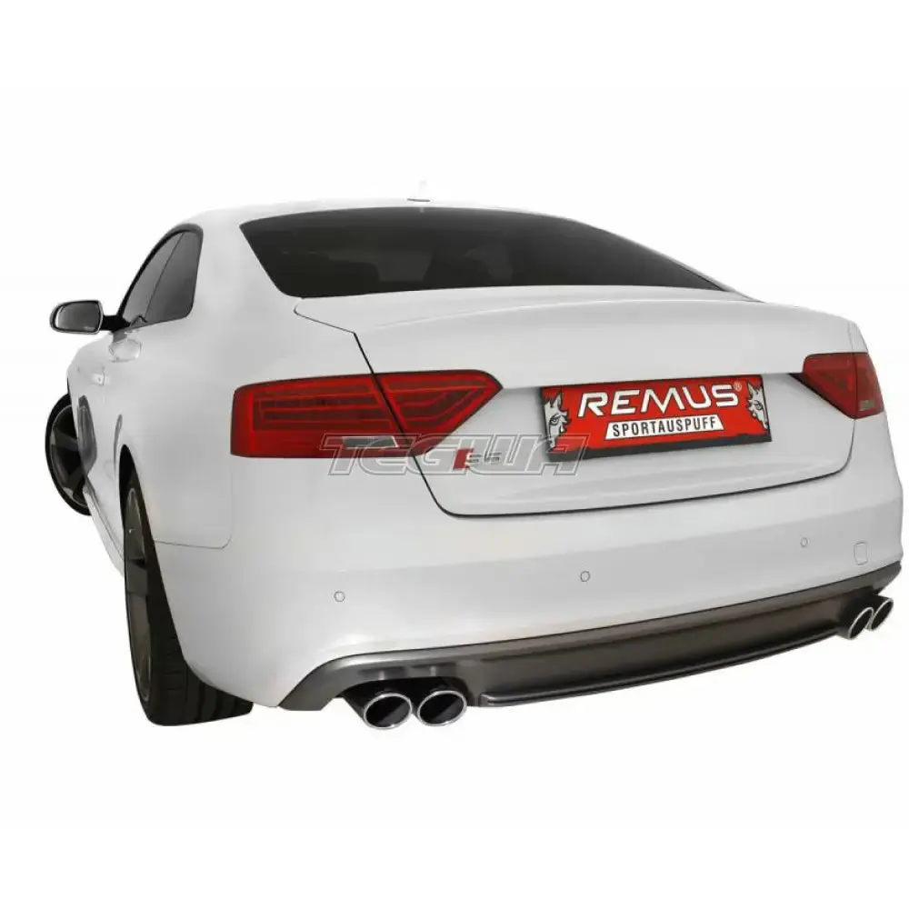Remus Non-Resonated Cat Back System Left/Right Audi S4 B8 Avant/Saloon S4 3.0 Tfsi 09+ 1