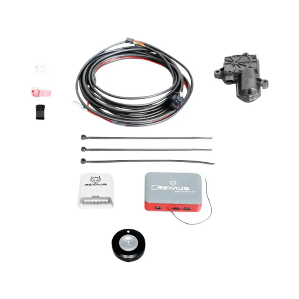 Remus Non-Resonated Cat Back System Left/Right With Remus Sound Controller Honda Civic Fk8 2.0 Type-R 17+ 2