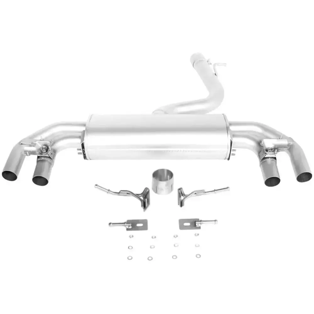 Remus Resonated Cat Back System Left/Right Audi S3 8Vs Saloon Facelift S3 2.0 Tfsi Quattro 16+ 2