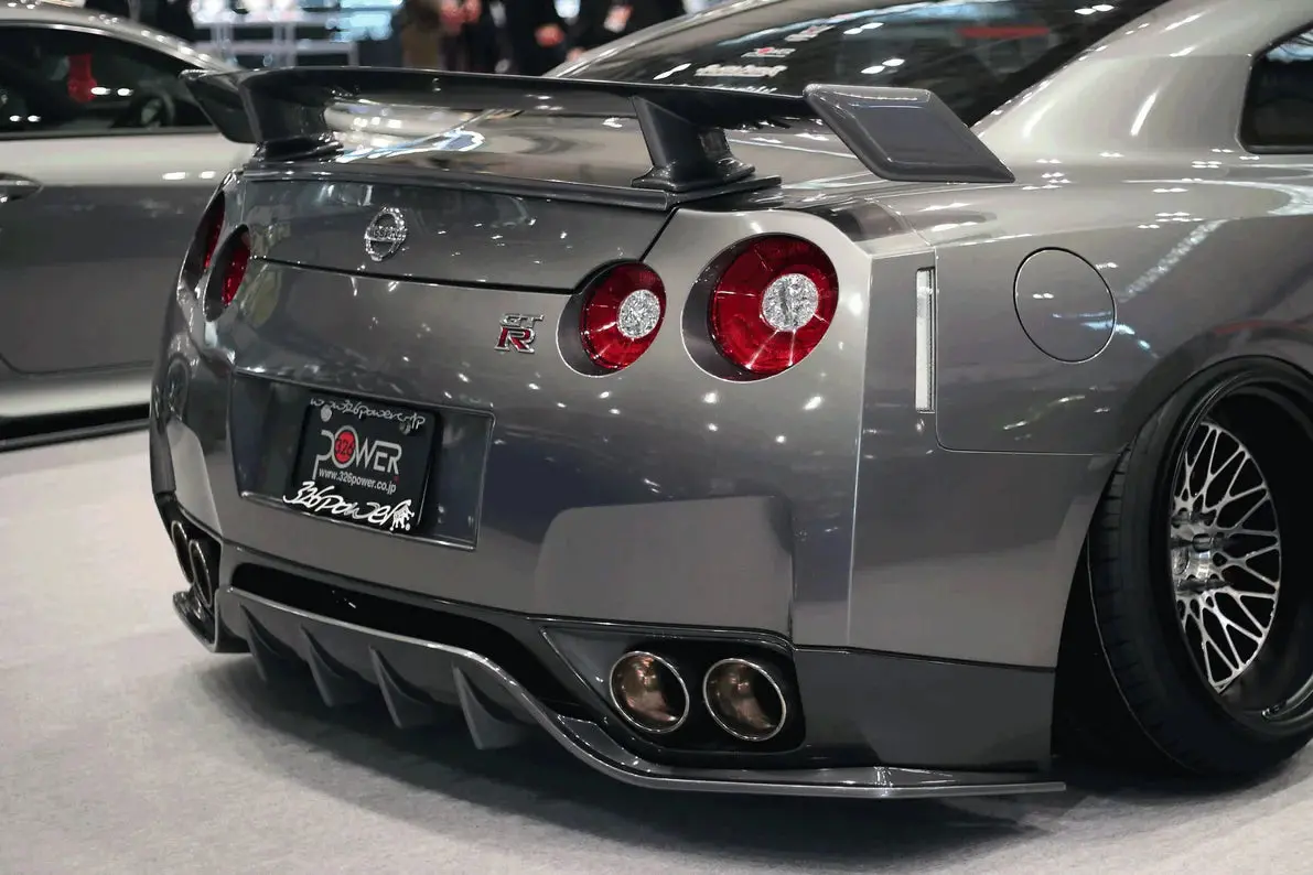 326Power 3D☆Star Trunk Spoiler For Nissan R35 Gt-R 1