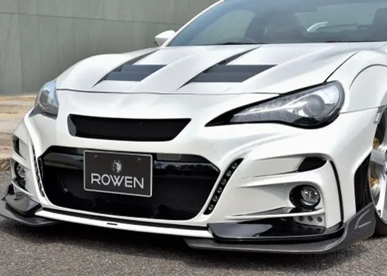 Rowen Aero Hood (Carbon/Frp) For Toyota 86 (Zn6) 1