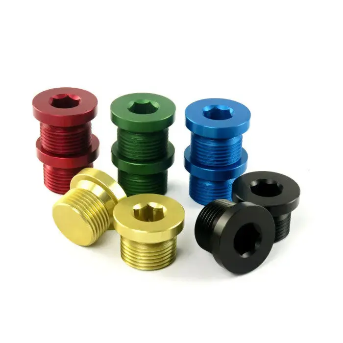 Solid Billet Aluminium Oil Thermostat Housing Plugs For Bmw N54 N55 S55 M2 M3 M4 1