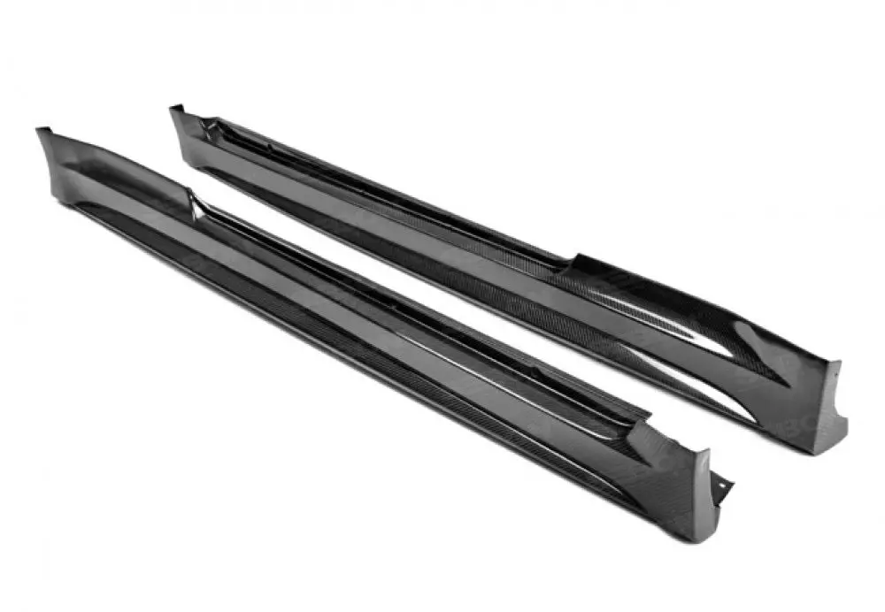 Tr-Style Carbon Fiber Side Skirts For 2011-2016 Scion Tc 1