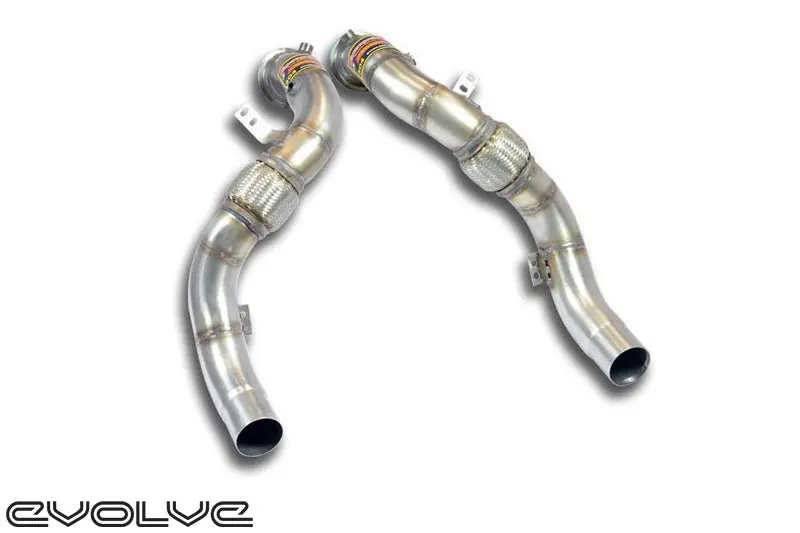 Supersprint Catless Turbo Down Pipes - Bmw F85 X5m | F86 X6m 1