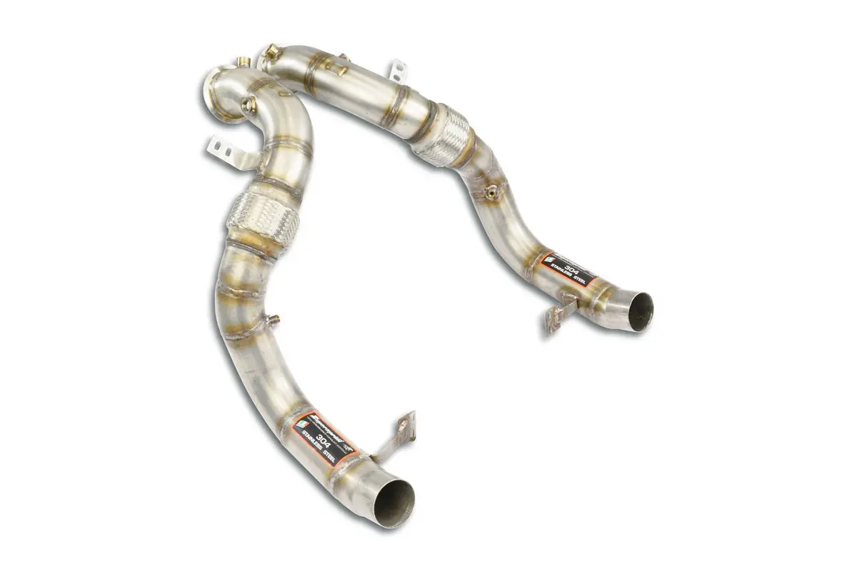 Supersprint Catless Turbo Down Pipes - Bmw G11 | G12 750I 1