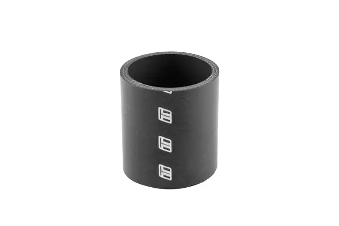 Solid Black Straight Pipe – 60Mm Od × 75Mm Length 1