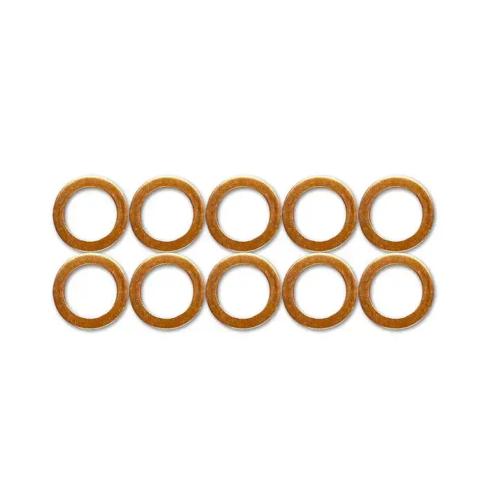 Hel 10Mm / M10 / -3 An / 1/8" Bsp Copper Crush Washers (10 Pack) 1