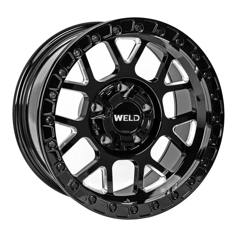 Weld Off-Road Cinch Beadlock W902 - Gloss Black Milled - 17" 1