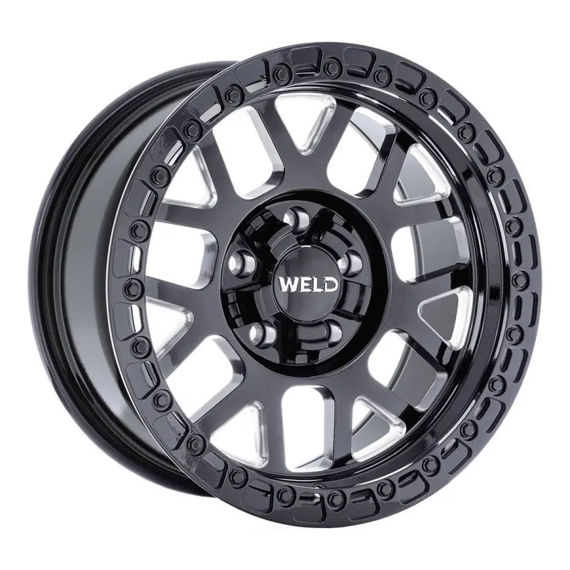 Weld Off-Road Cinch W105 - Gloss Black Milled - 17" 1