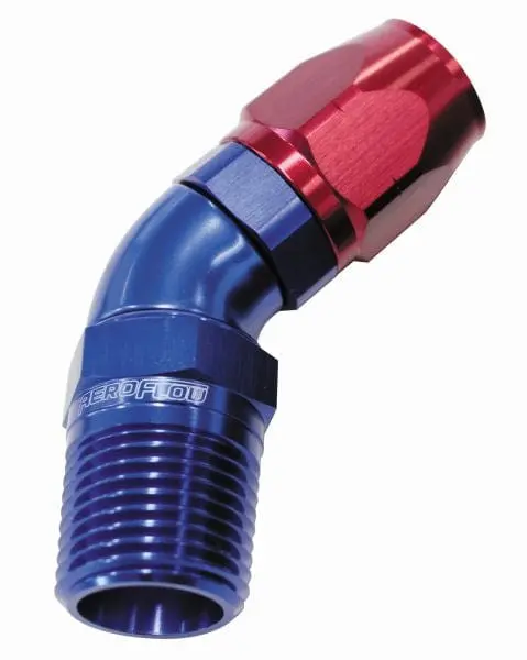 45° Swivel Hose End – Full-Flow 3/8" Npt To -10An (Af528-10-06) 1