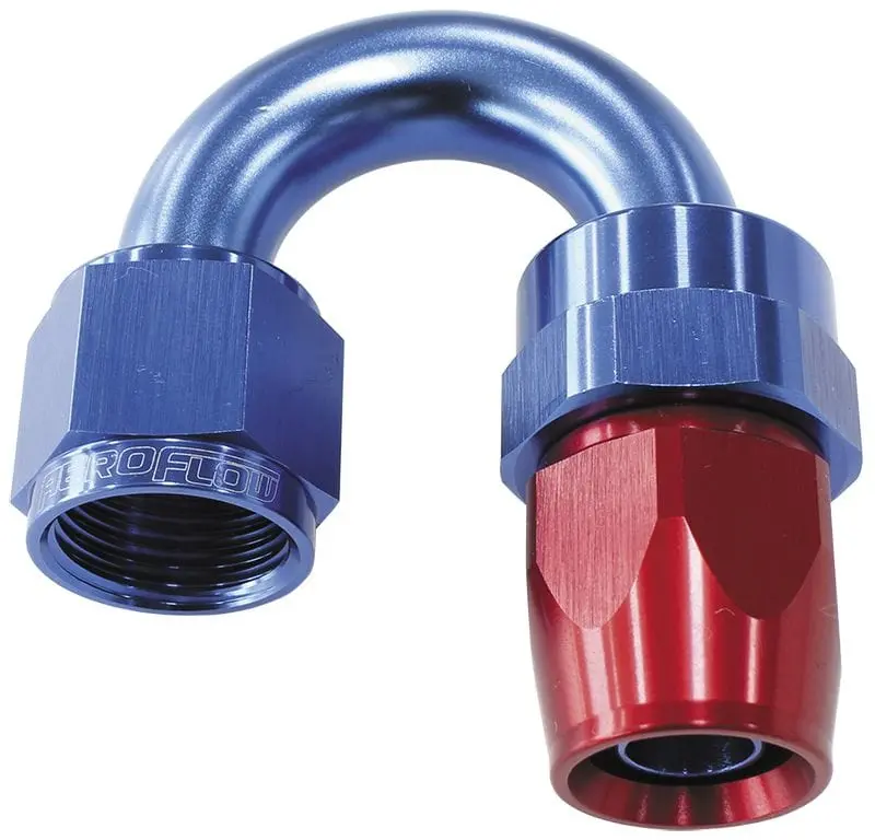 200-Series Ptfe-Lined Swivel Hose End – 180° Angle, -12An, Af206-12D 1
