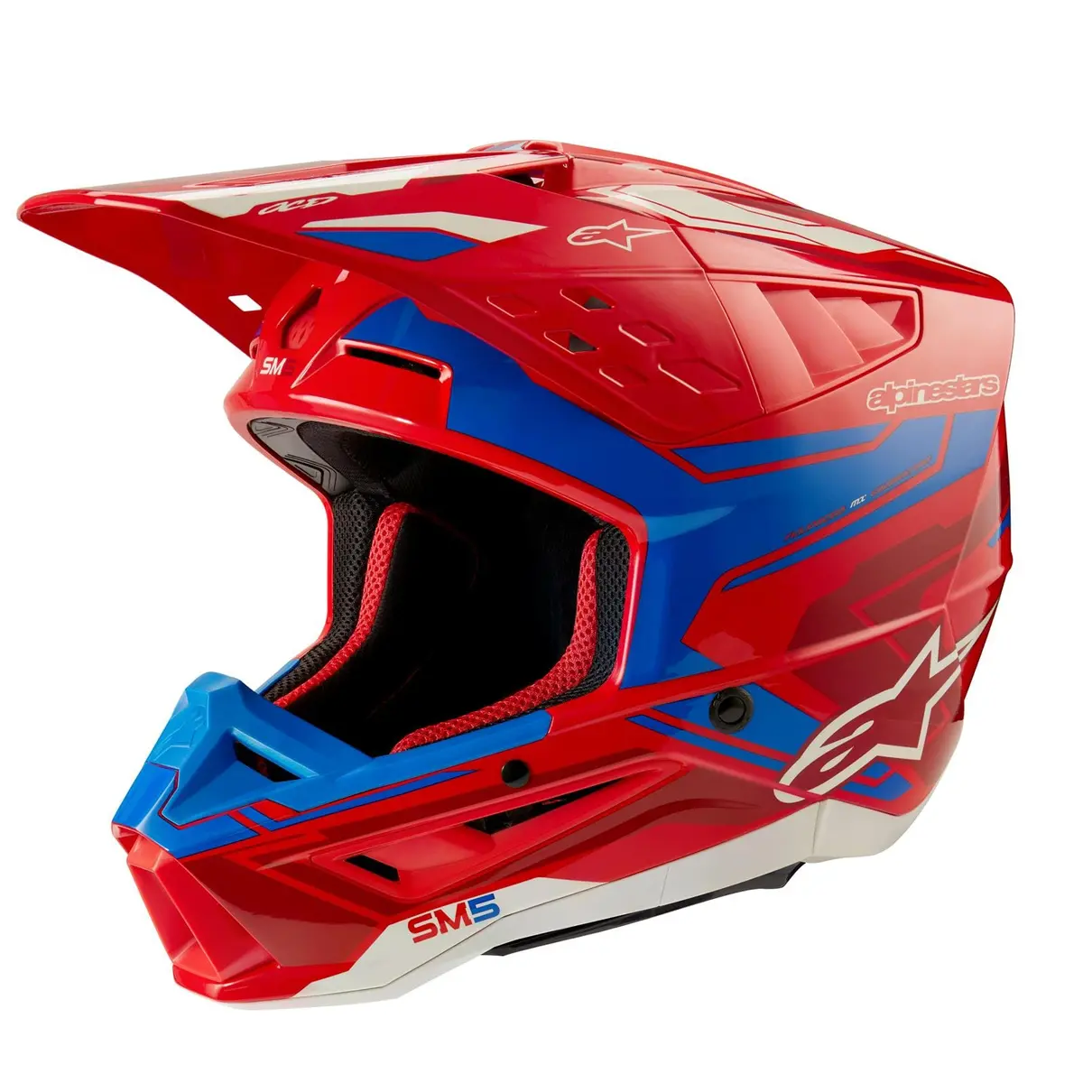 Alpinestars Mx Sm5 Motocross Helmet – Dot-Certified Off-Road Protection, Size Xl (8306123-3017-Xl) 1