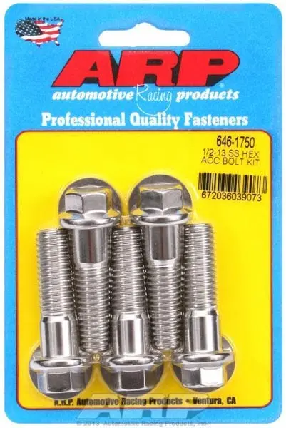 5-Piece Stainless Steel Hex Head Bolt Kit – Ar646-1750, Metric Fasteners 1