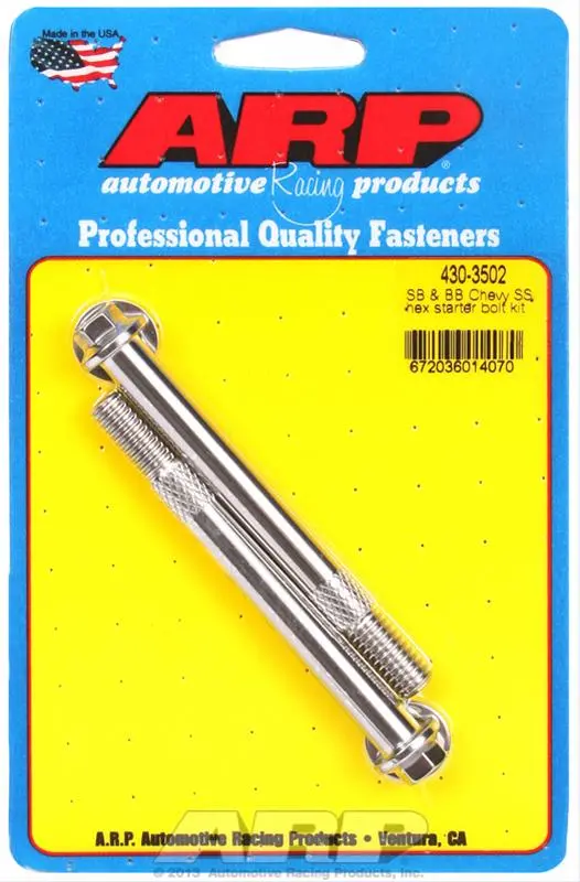 Arp Starter Bolt Kit – Heat-Treated Fasteners For Gm Ls And Lt Applications 1