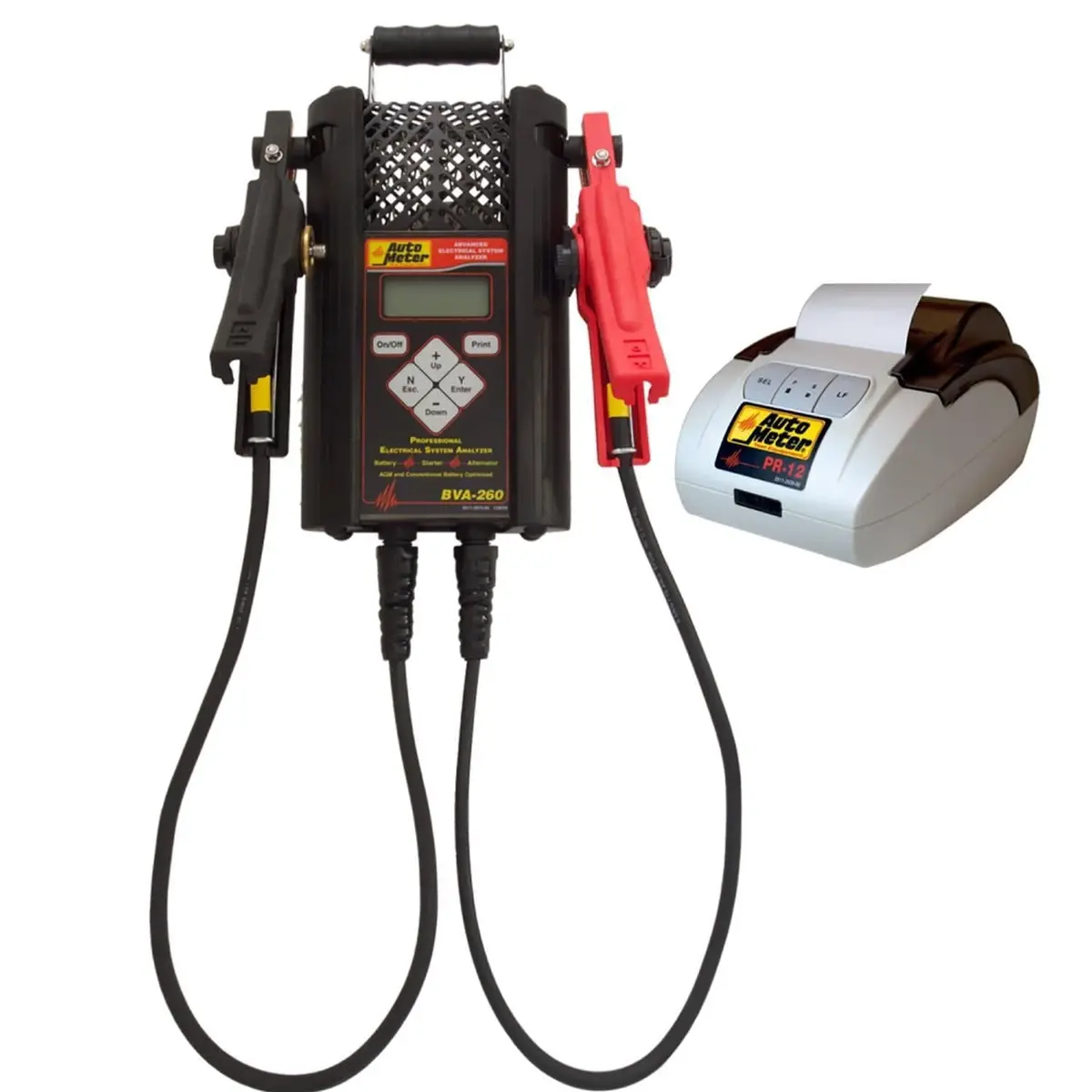 Autometer Bva-260Pr Battery Voltage Analyzer – Portable 12V System Tester With Led Indicators 1