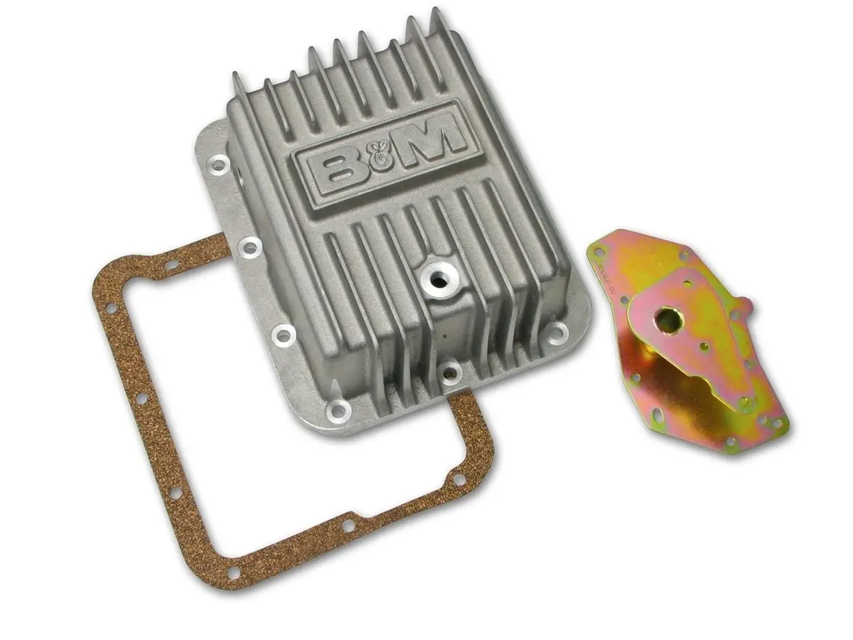 B&M 50281 Deep Transmission Pan – Extended-Capacity Aluminum Oil Reservoir For Automatics 1