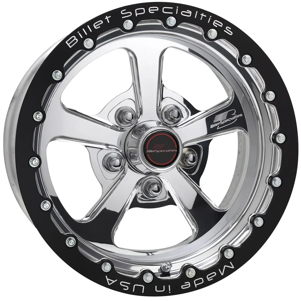 Billet Specialties Rsb95106540N Rear-Specific Drag Wheel With Polished Finish 1