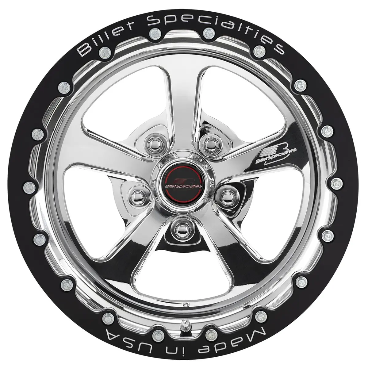 Billet Specialties Rsb95106540N Rear-Specific Drag Wheel With Polished Finish 2