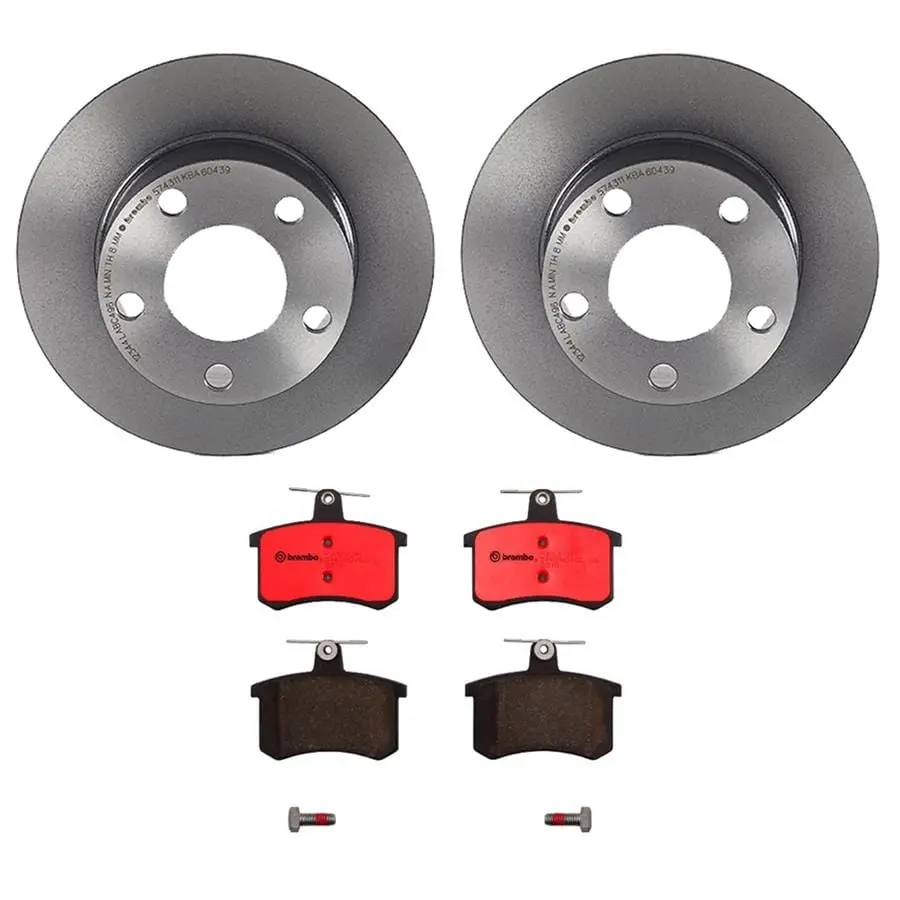 Brembo Premium Brake Pad & Rotor Kit – Kt00934, Direct-Fit Replacement 1