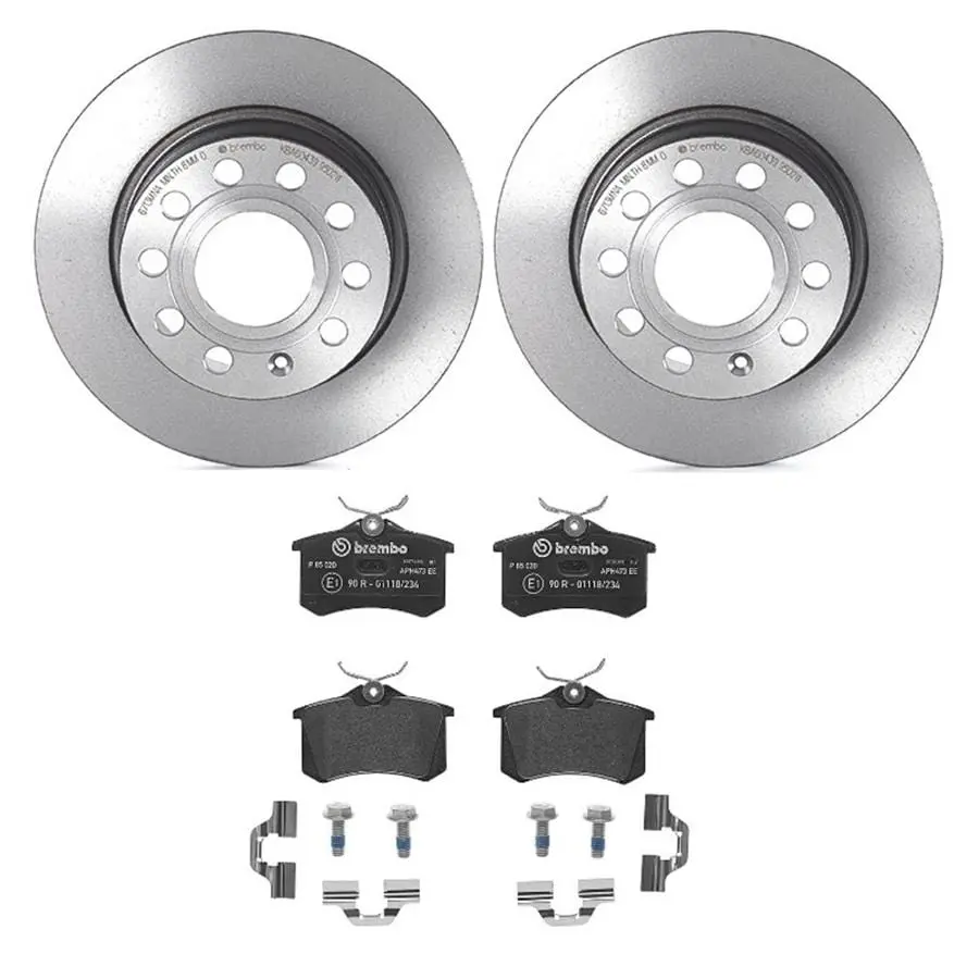Brembo Kt04132 Brake Kit – Front Disc Pads & Rotors For Performance Applications 1