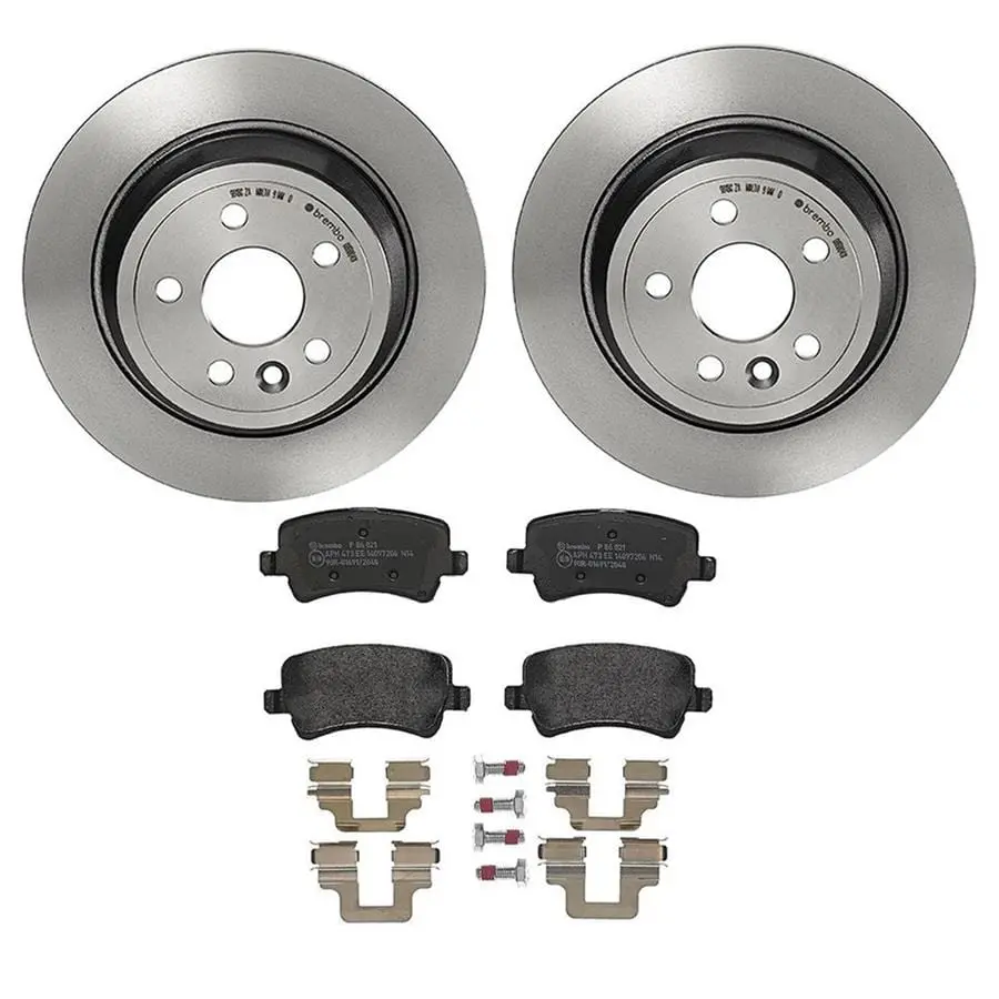 Brembo Kt04309 Disc Brake Pad And Rotor Kit 1