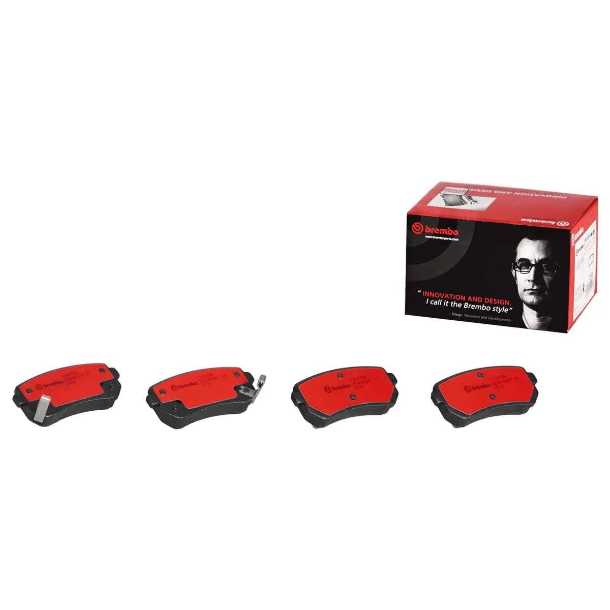 Brembo Nao Ceramic Brake Pads – Low-Dust, High-Torque Friction Material 1