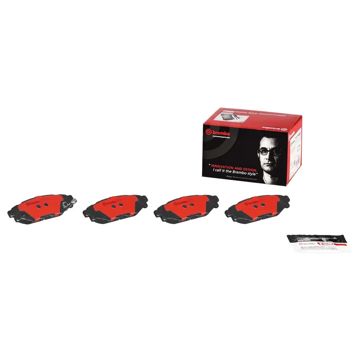 Brembo Nao Ceramic Brake Pads – Quiet, Low-Dust Performance P78020N 1