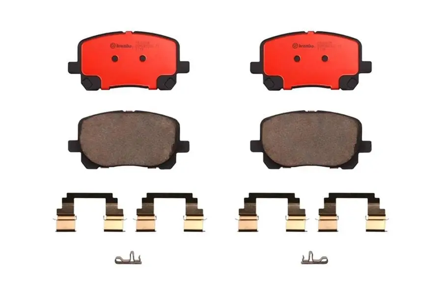 Brembo P83061N Ceramic Brake Pads – Nao Formulation 1