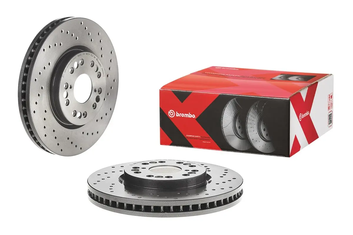Brembo 09.8402.1X Uv-Coated Performance Brake Rotor 1