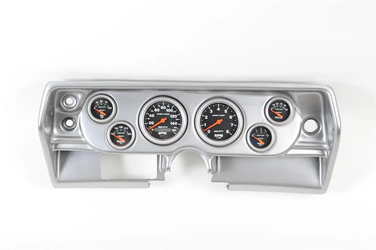 Classic Thunder Road 102680112 Instrument Panel – Pre-Wired Dash With Autometer Gauges 1