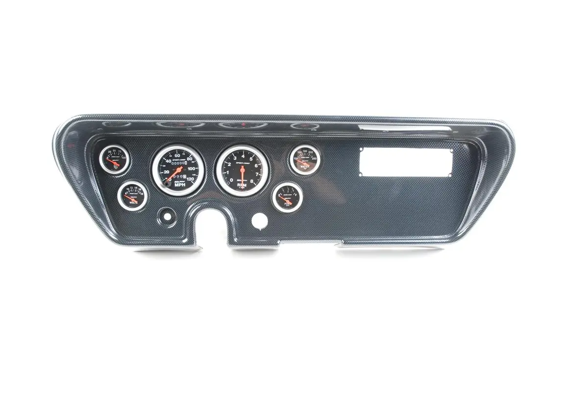 Classic Thunder Road Dash Panel With Integrated Autometer Gauges 411661613 1