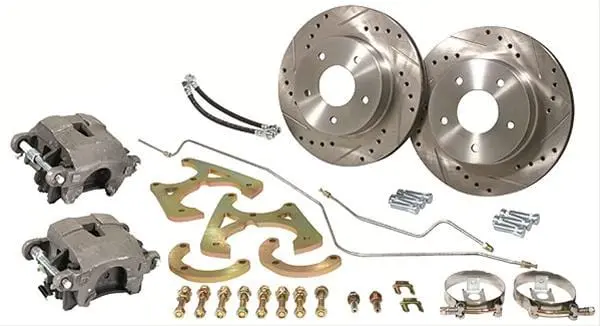 Classic Performance Rear Disc Brake Conversion Kit — 5-Step Bolt-On System (6772Rwbk-5S) 1