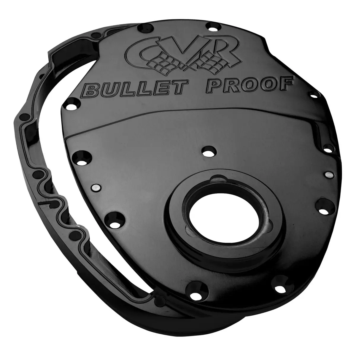 Cvr Tc2350Bk Black Anodized Aluminum Timing Cover 1