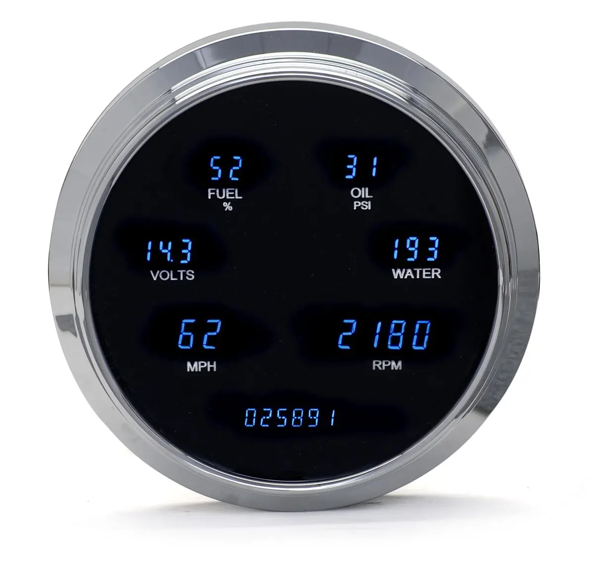 Dakota Digital Vfd3-49F-B Direct-Fit Digital Gauge Kit 1