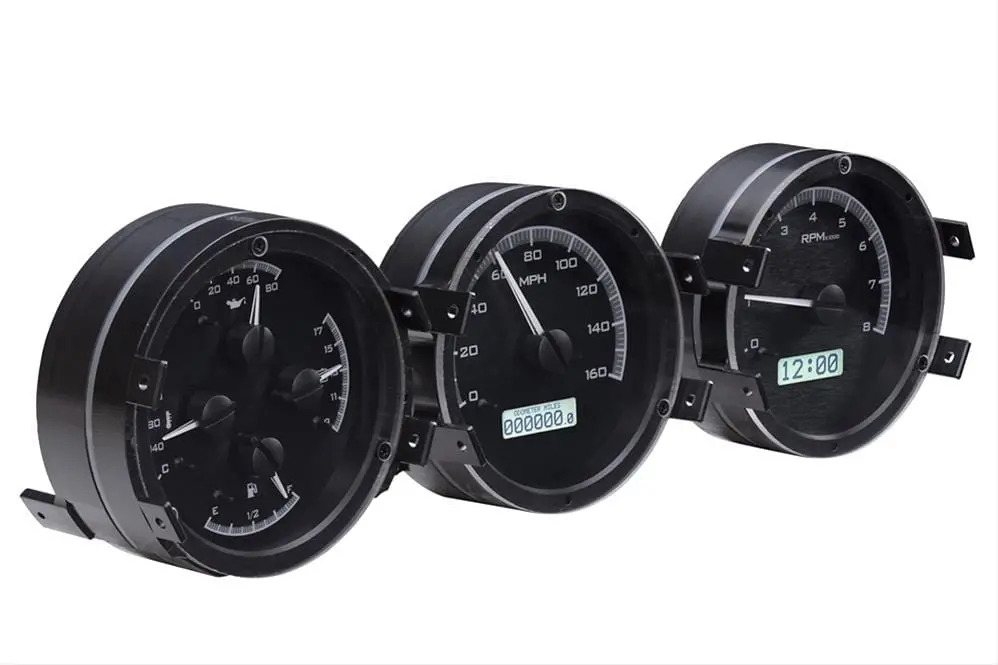 Dakota Digital Vhx-68O-Cut-K-R Analog Gauge System – Direct-Fit Replacement For Classic Dashboards 1