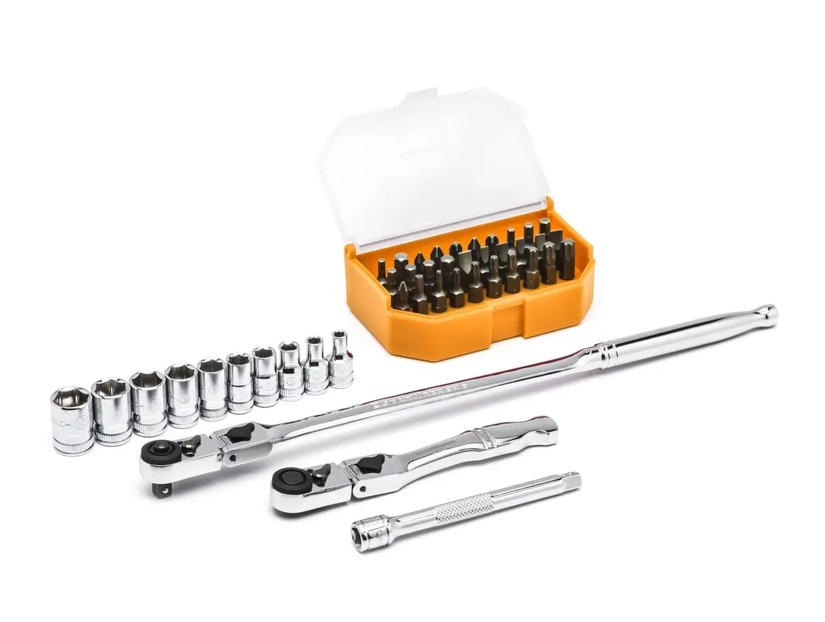 Gearwrench 81031 43-Piece 6-Point Mechanics Tool Set – Professional Grade 1
