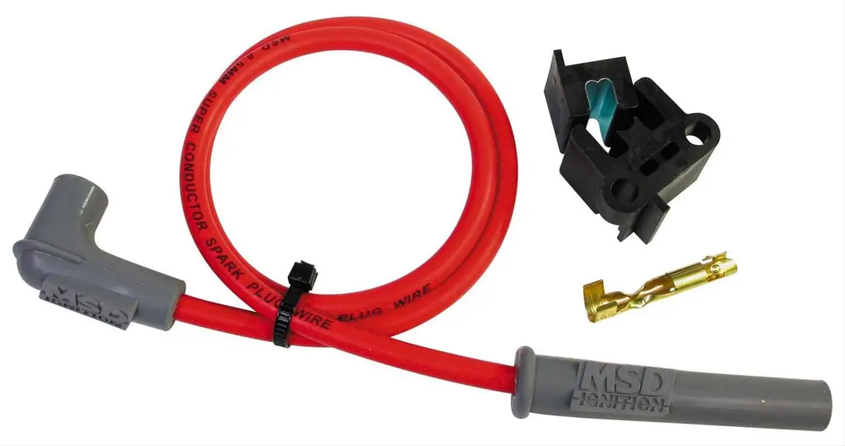 Msd Replacement Spark Plug Wire Set – High-Temp Silicone Insulation 1
