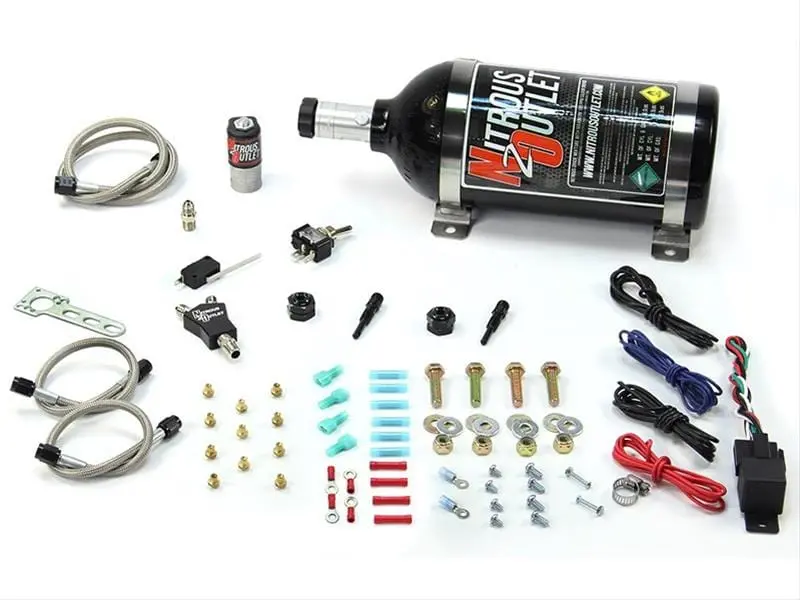 Nitrous Outlet Powersports Nitrous Nozzle Kit – Adjustable Flow For Atvs, Utvs & Motorcycles 1