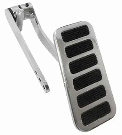 Polished Aluminum Throttle Pedal With Non-Slip Rubber Insert – Rpcr8600Pol 1