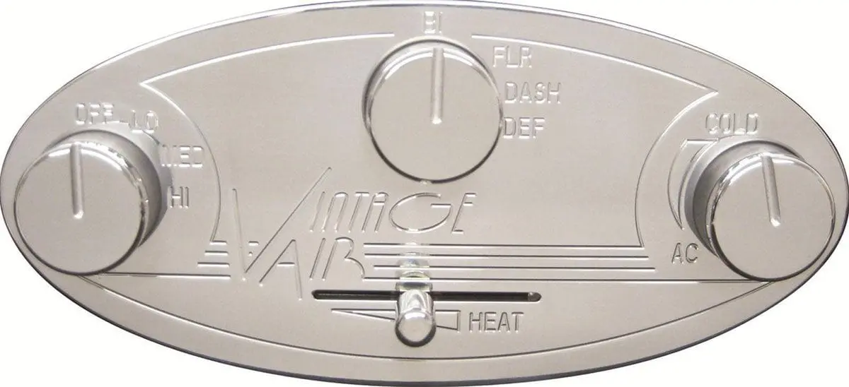 Vintage Air Streamline Gen Ii Pro Line Hvac Control Panel Va48104-Rhq 1
