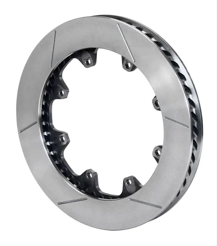 Wilwood 160-13499 Gt Series Curved Vane Rotors – Two-Piece, 13" Diameter, Track-Optimized 1